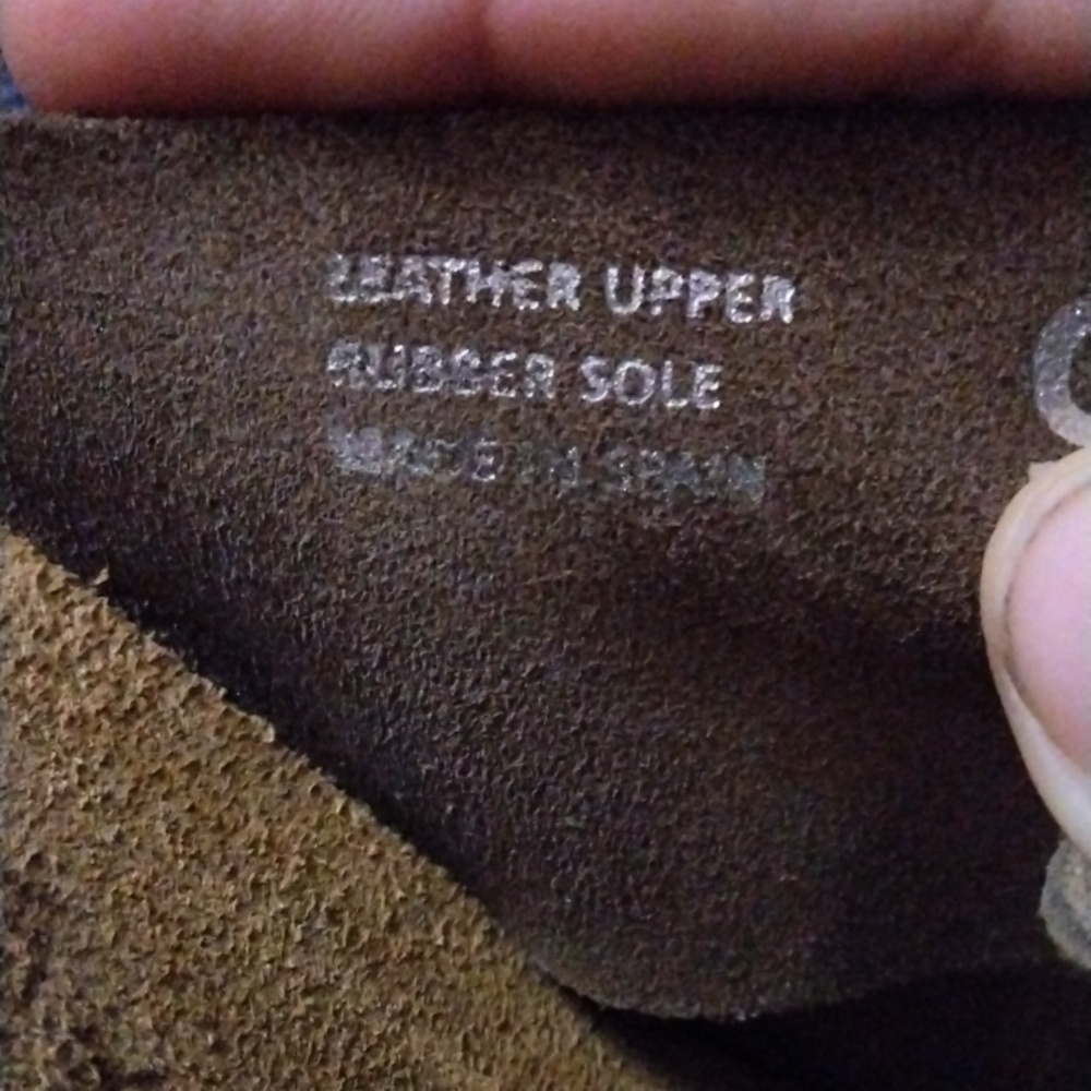Yokono Cork Wedge Suede Slide Sandal In Taupe Made In Spain Size 9 - Picture 6 of 6